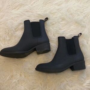 Jeffrey Campbell Havana Last rain boots size 7 black